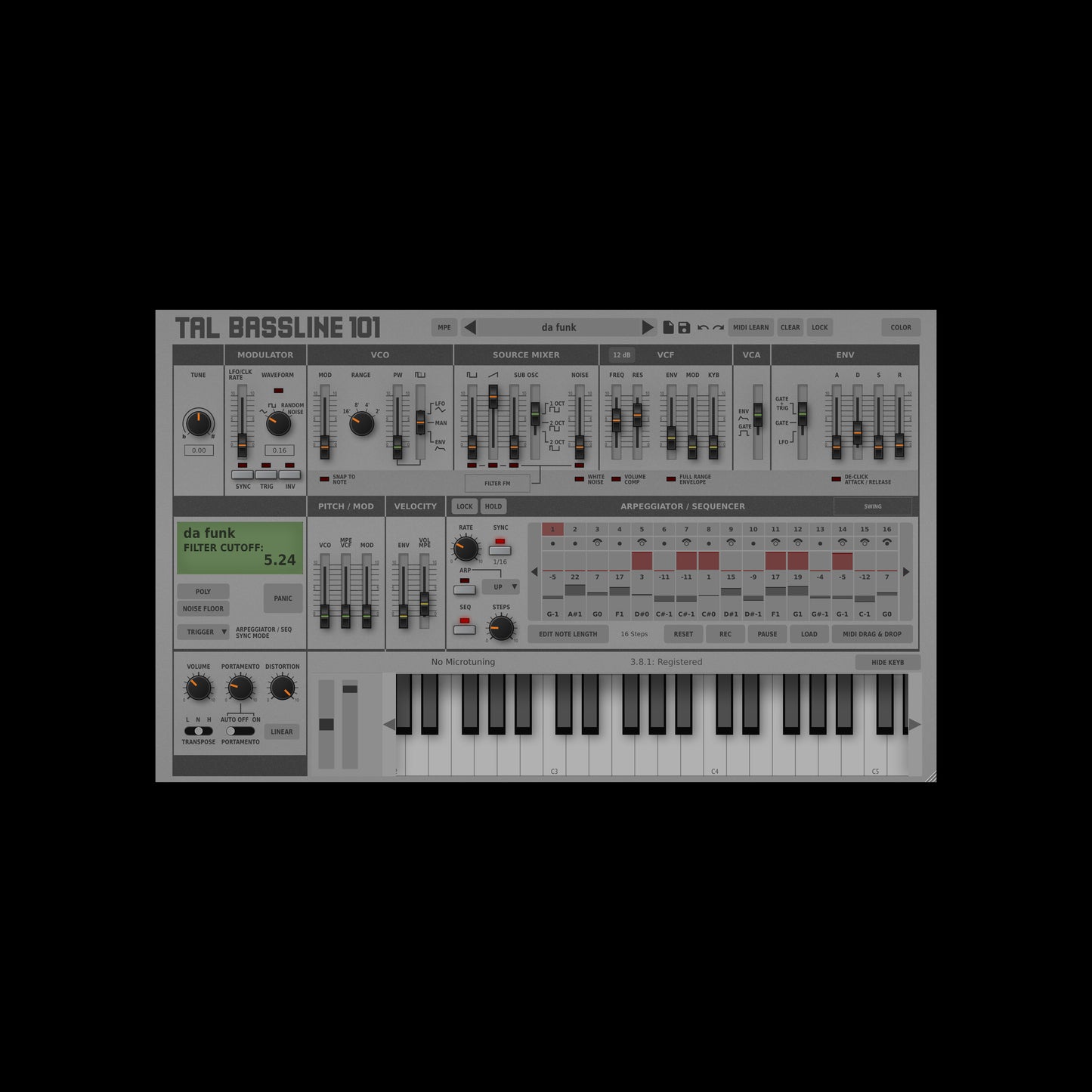 BASSLINE 101 (Mac and Windows)