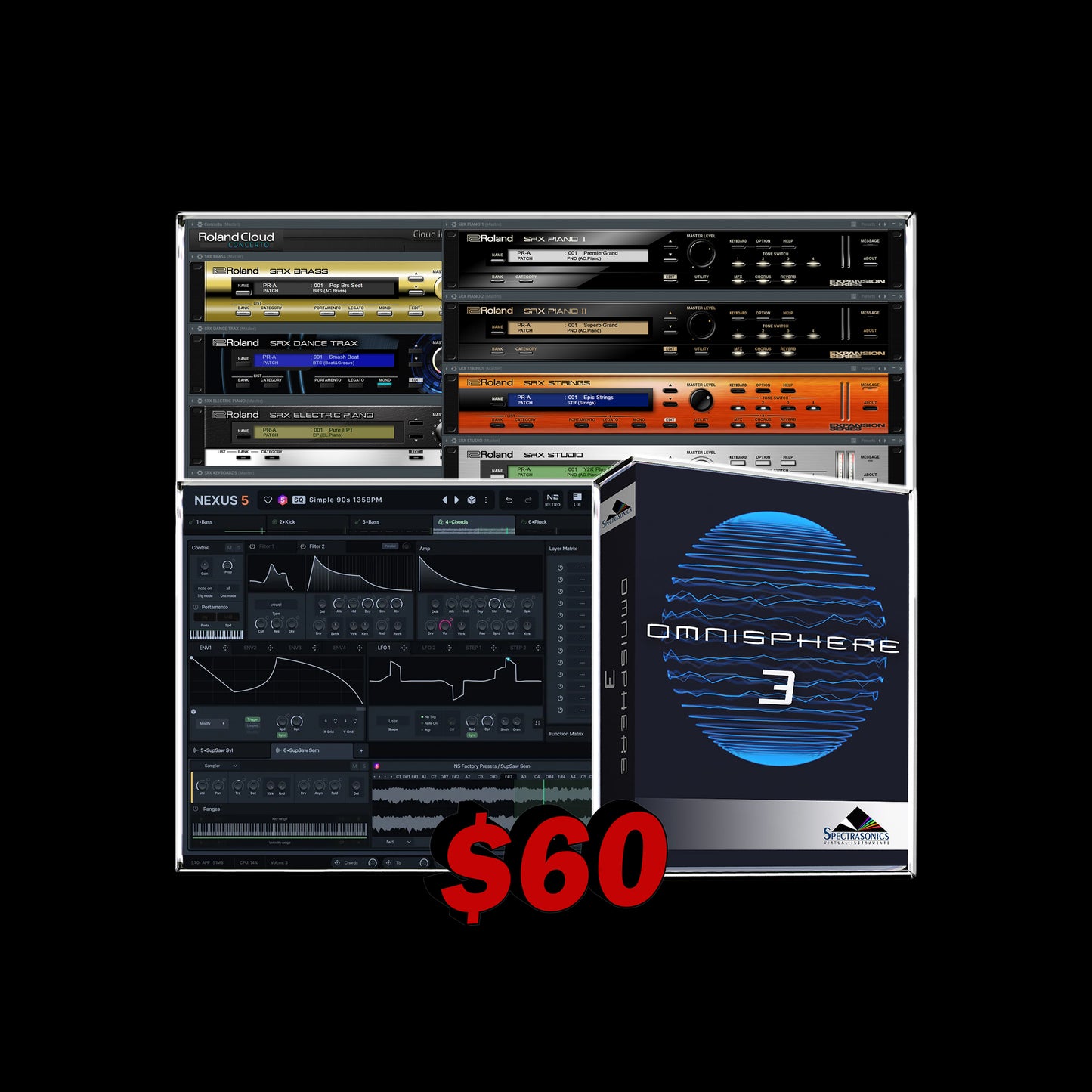 NEXUS 5 + ROLAND SRX SERIES + OMNISPHERE 3 (Mac and Windows)