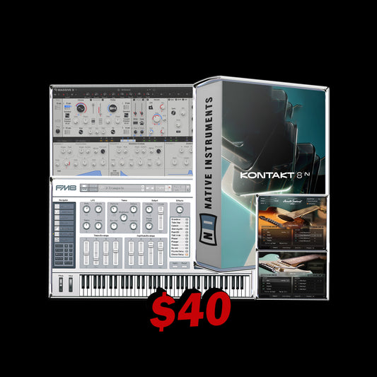 FM8 + KONTAKT 8 + MASSIVE X (Mac and Windows)