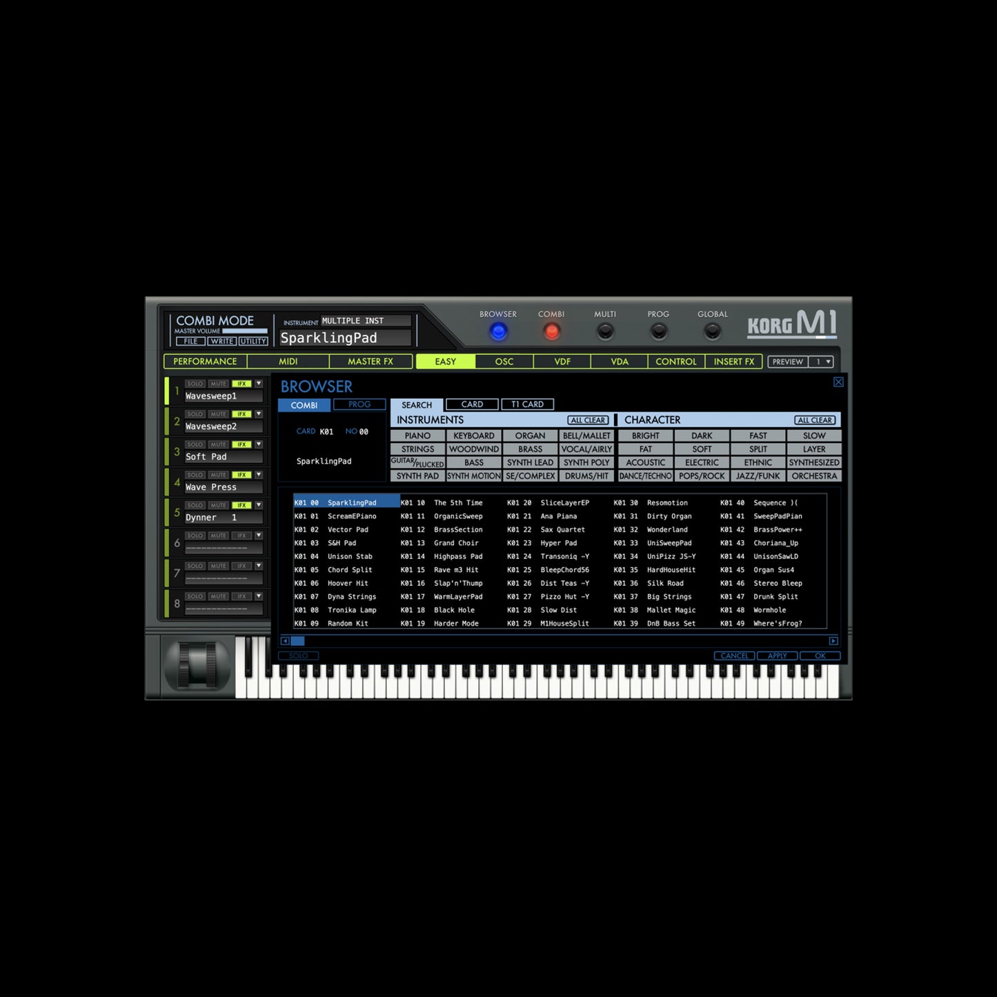 KORG M1 (Mac)
