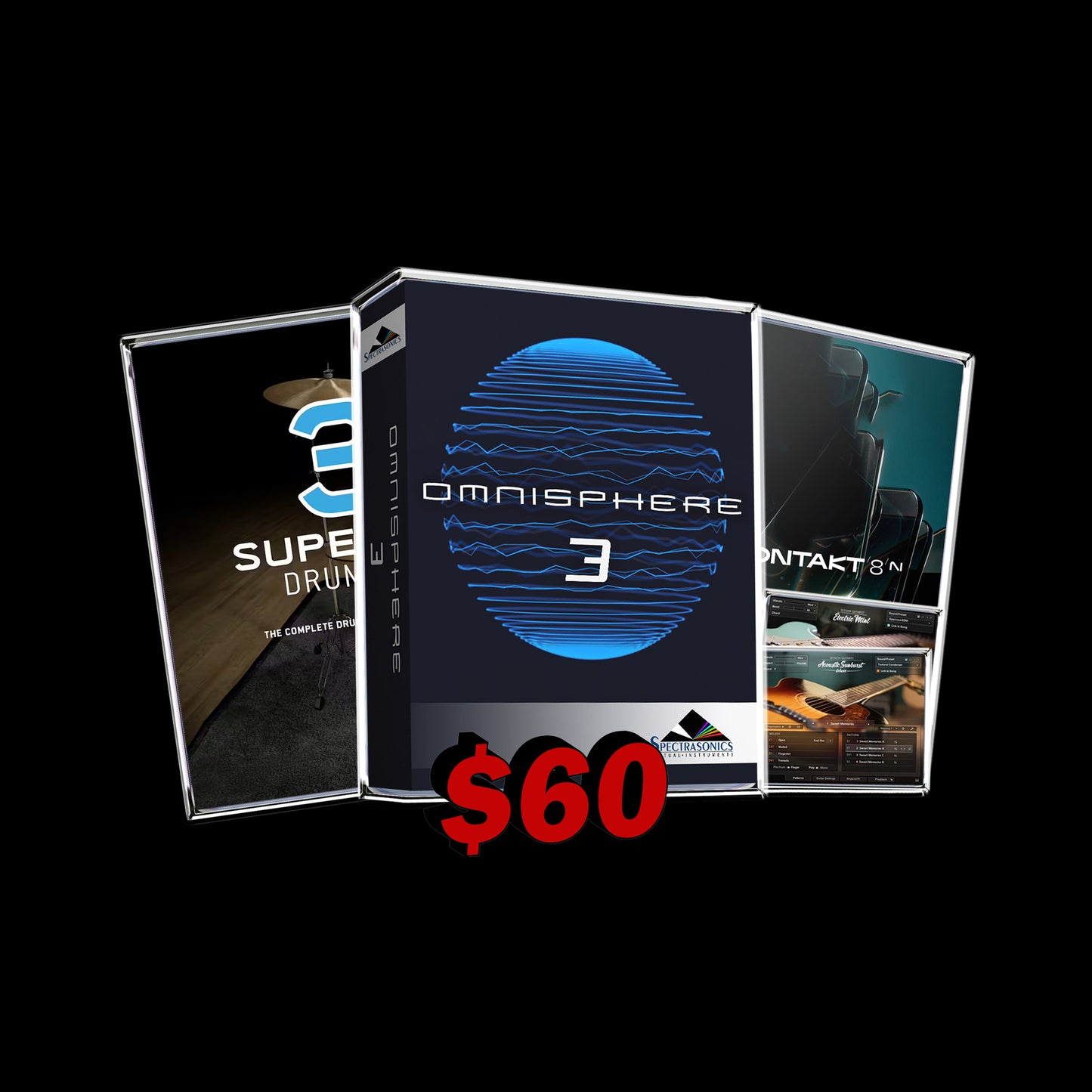 OMNISPHERE 3 + SUPERIOR DRUMMER 3 + KONTAKT 8 (Mac and Windows)